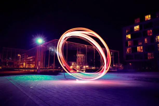 Klazienaveen lichtkunst avondwandeling